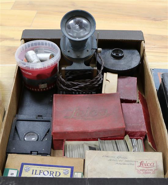 Old Kodak cine titler, various films and slides from the 1930s onwards